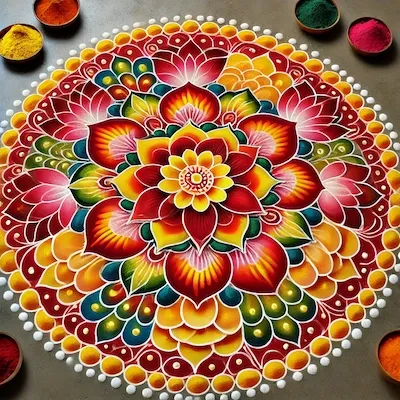 Floral Rangoli