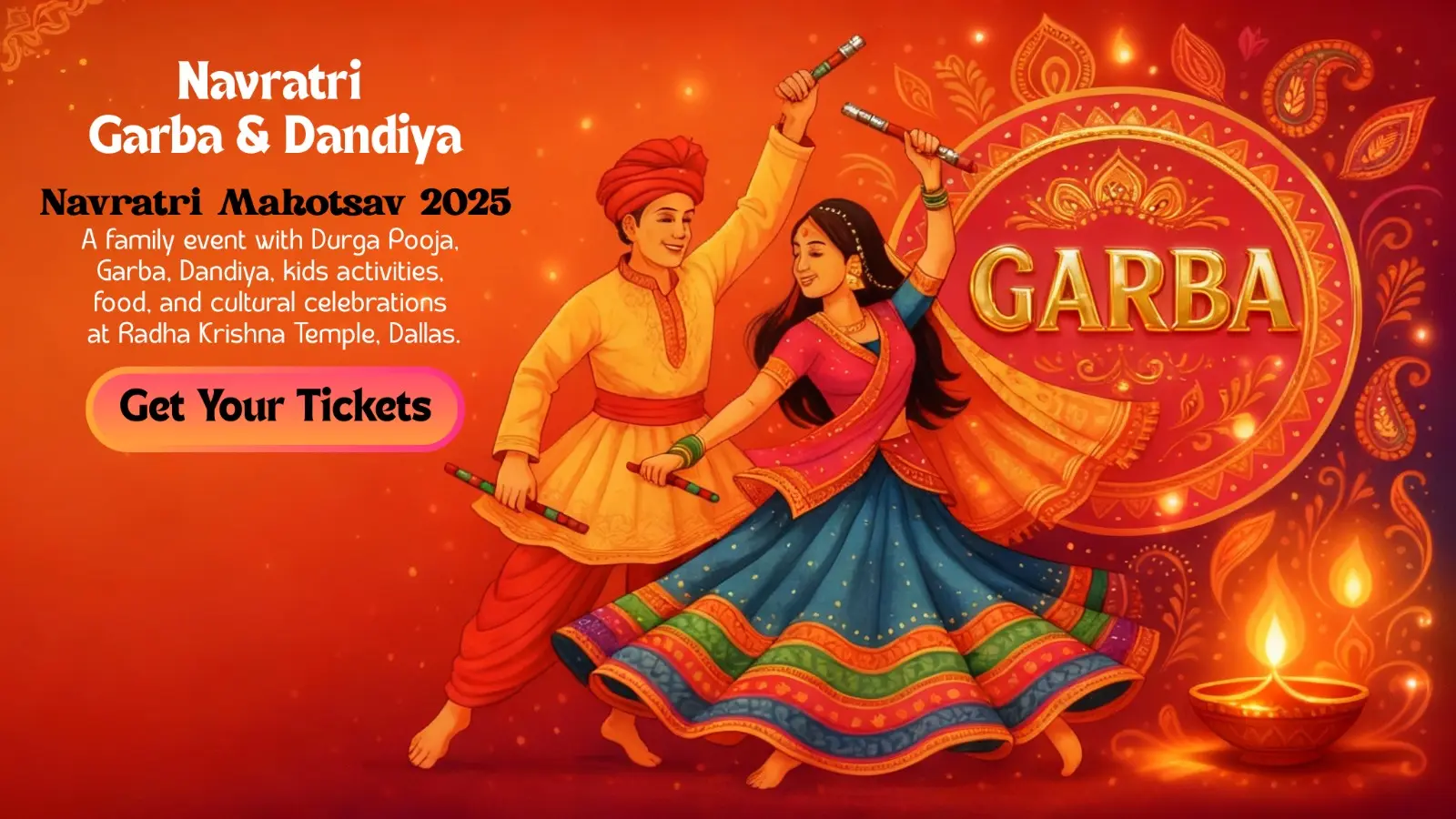 Navratri Celebration Banner