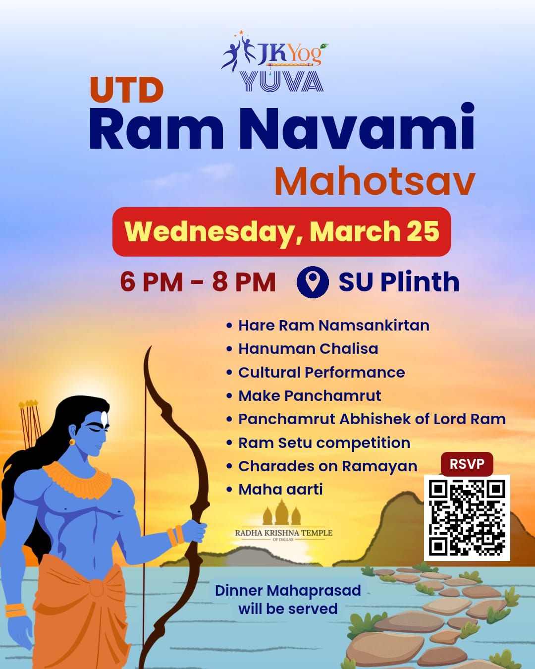 UTD Ram Navami Mahotsav Banner